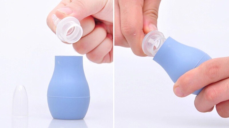 Silicone Newborn Baby Children Nose Aspirator Toddler Nose Cleaner Infant Snot Vacuum Sucker Soft Tip Cleaner Baby Care Products